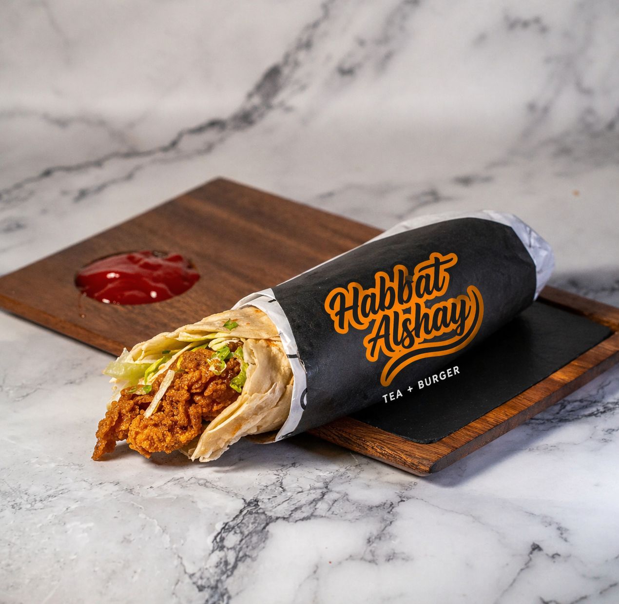 Zinger Paratha roll