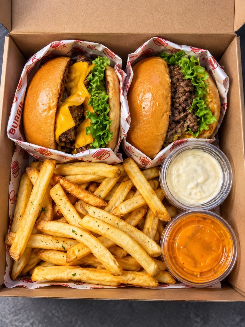 2 pcs Burger Combo
