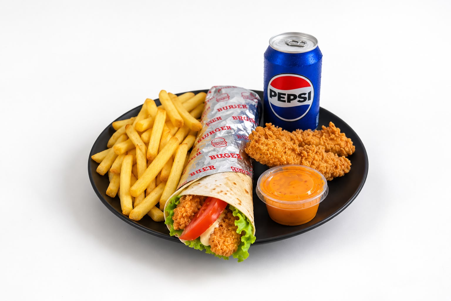 Chicken Wrap Combo